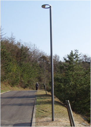 田の浦公園内設置場所の写真