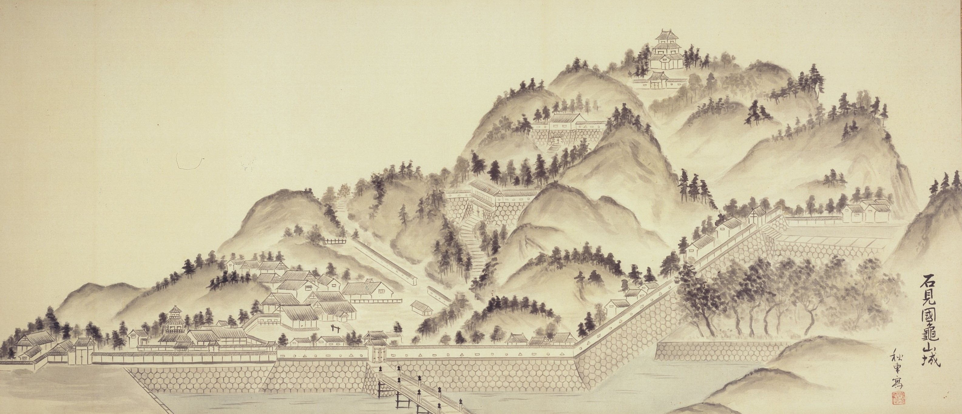 石見国亀山城の画像