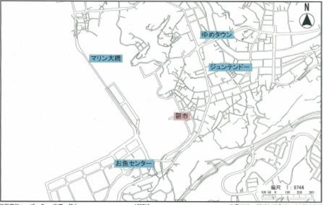 朝市の場所地図