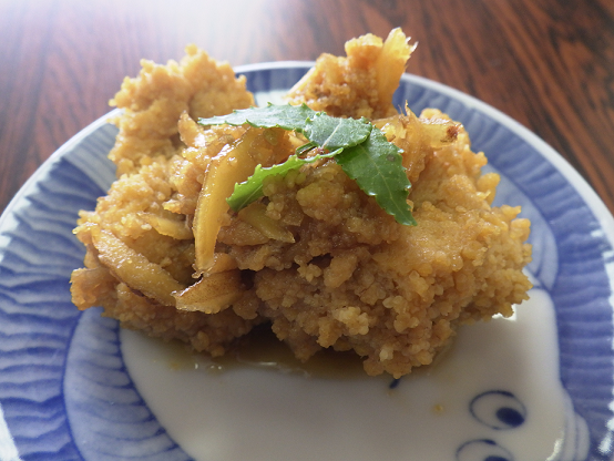 シイラの卵の甘辛煮