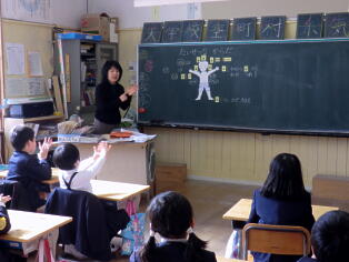 性に関する指導様子写真