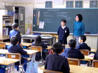 性に関する指導様子写真