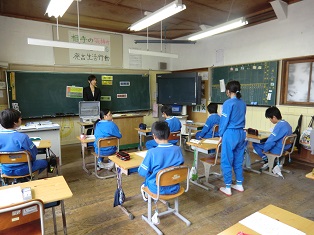 租税教室の様子写真