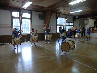 田植えばやしの練習写真その４