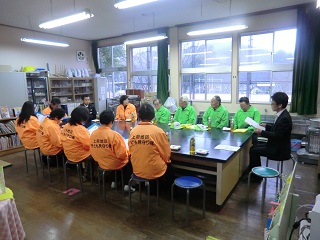 見守り隊の方との情報交換会写真