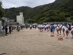 終わりの会　あいさつ