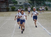 中学年男子の先頭集団