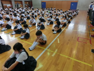 小学　朝礼 